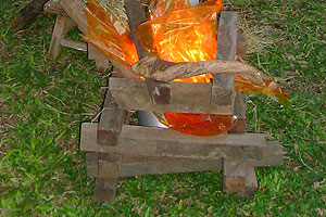 Festa junina, fogueira.