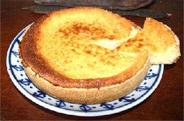 Torta de ricota.