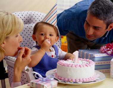 Festa infantil, primeiro ano.