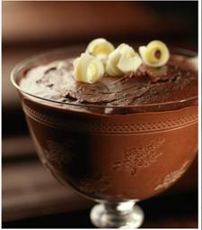 Páscoa, mousse chocolate lindt.