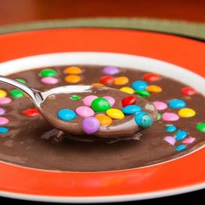 Sopa de brigadeiro.