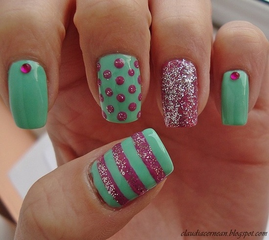 Unhas para carnaval.