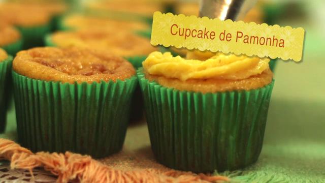 Cupcake de pamonha para sua festa junina.