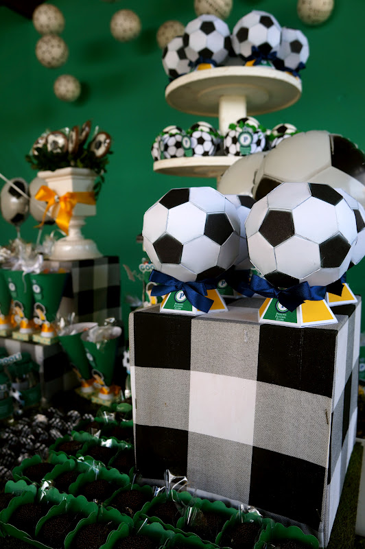 Festa ,tema futebol decoração.