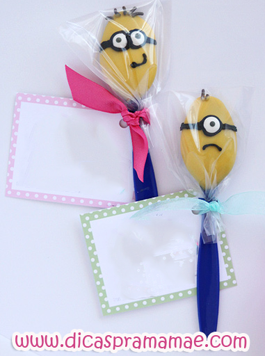 Festa Minions, convite original.