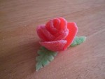 Rosa com bala de goma, tutorial.