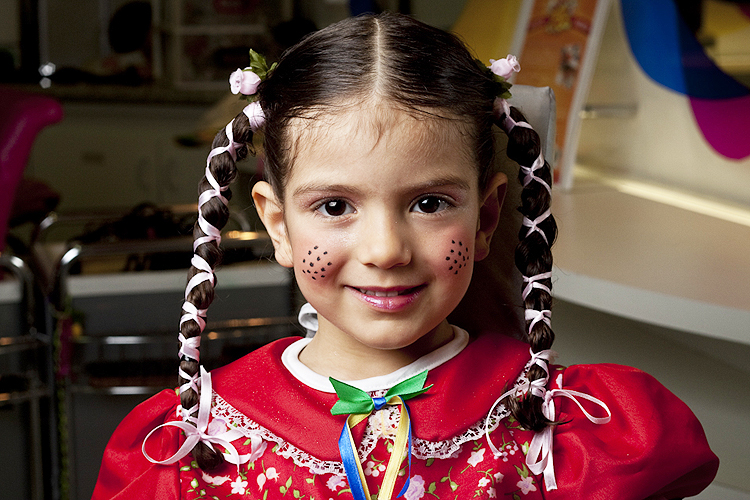 Festa junina, meninas.