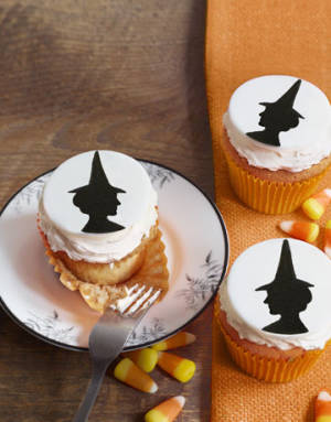 Cupcakes decorados tema halloween.