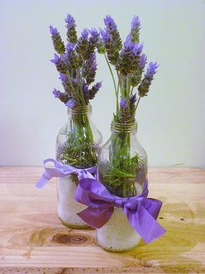 Vovó responde, decoração com lavanda.