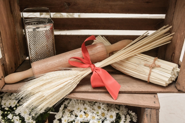 Tema padaria, ricos detalhes.