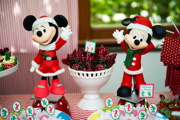 Festa infantil Disney no natal.