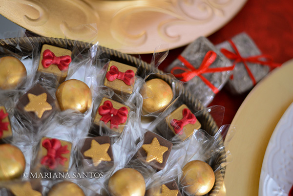 Natal, cupcakes decorados.