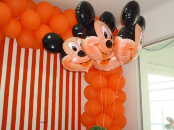 Decorando com Mickey e sua turma