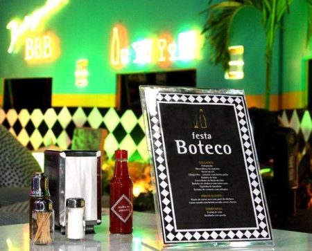 Comemorando com festa boteco