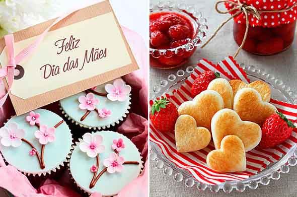 Receitas e decorações para o dia das mães