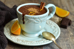 Deliciosas receitas de chocolate quente.