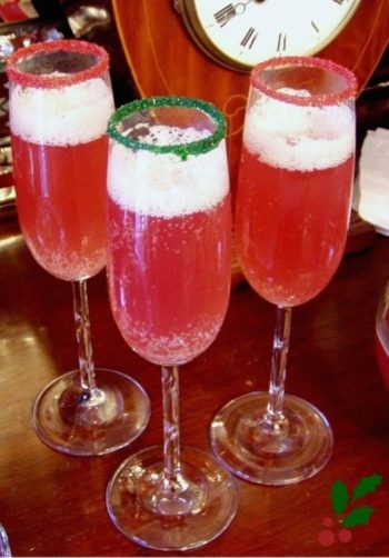 Bebidas e comidas para o natal