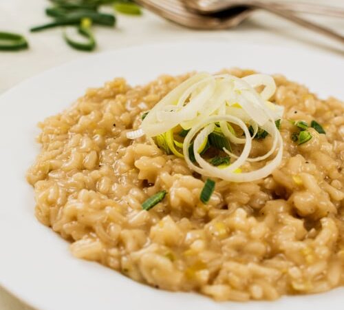 Risoto de palmito para servir 50 pessoas