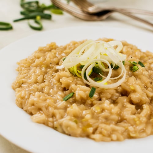 Risoto de palmito para servir 50 pessoas